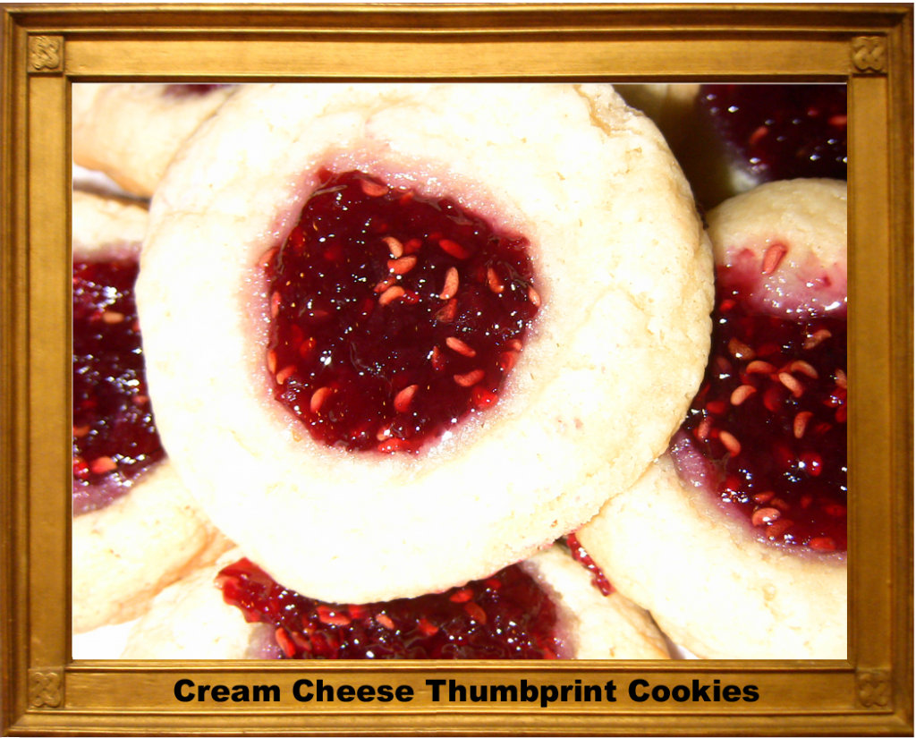 Cream Cheese Thumbprint Cookies