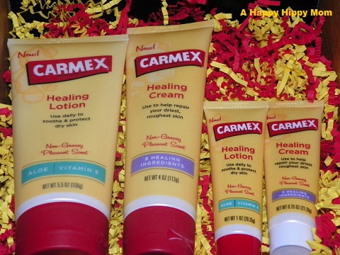 Carmex Healing Lotion and Healing Cream Review Giveaway! - A Mom