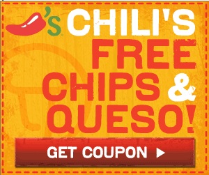 Chilis Free Chips & Queso Coupon