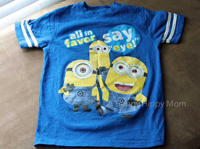 Despicable Me 2 minion t-shirt