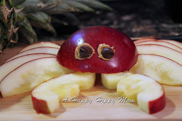 Apple Crab Food Art