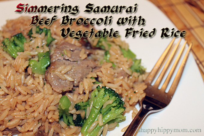 Beef Broccoli with Vegetable Fried Rice