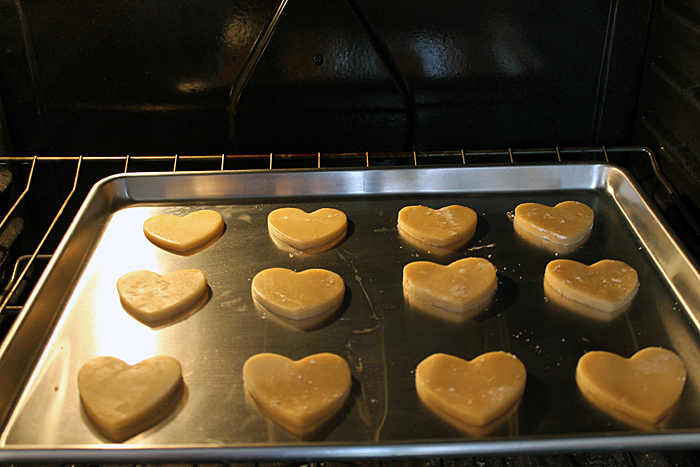 sugar cookies baking