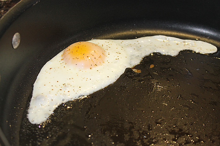 frying egg