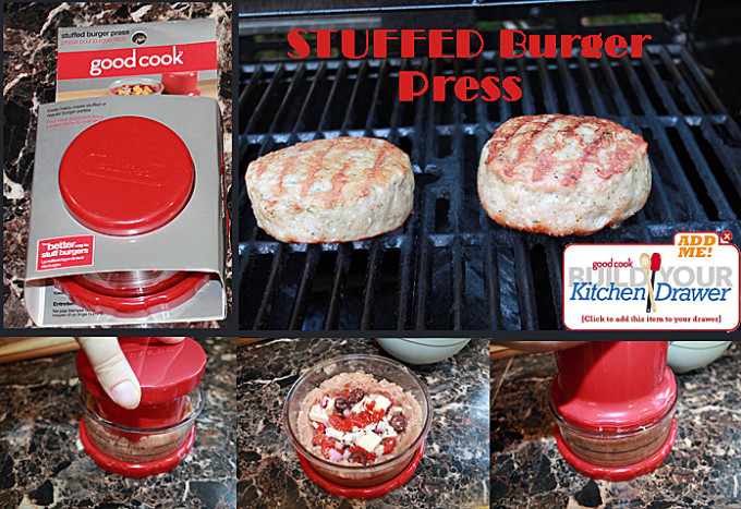 stuffed burger press