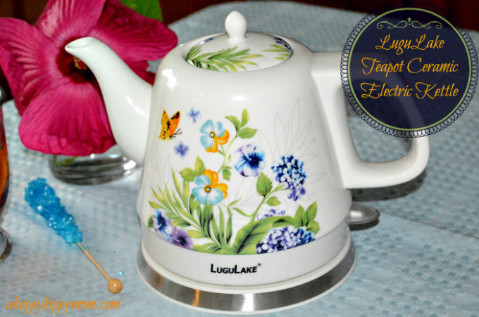 LuguLake Teapot Ceramic Electric Kettle Review - A Happy Hippy Mom