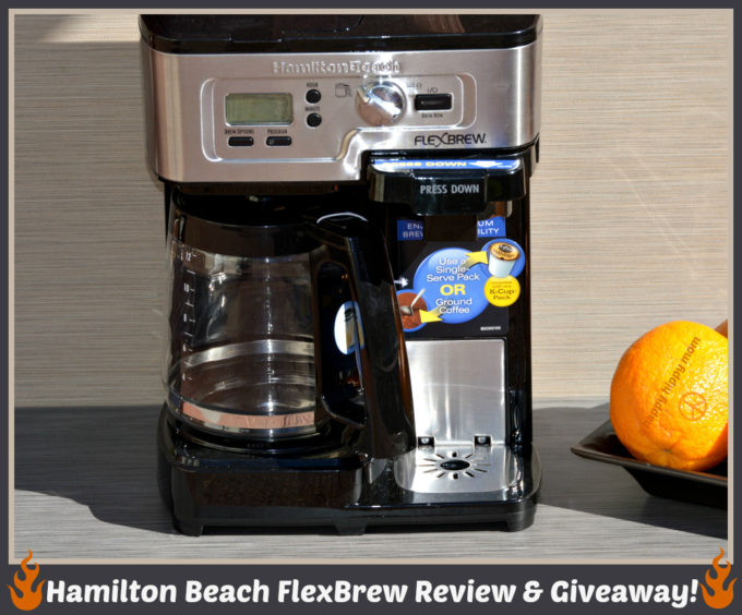 Hamilton Beach FlexBrew 2-Way Coffeemaker Review & Giveaway! #FlexBrew - A  Happy Hippy Mom