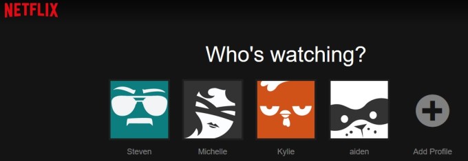 netflix profiles