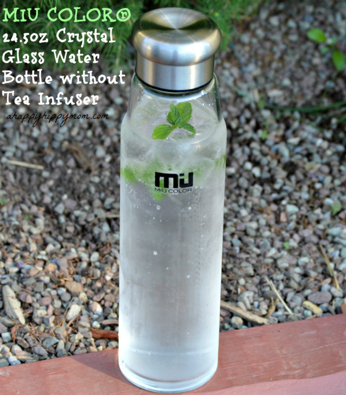 MIU COLOR Glass Water Bottle