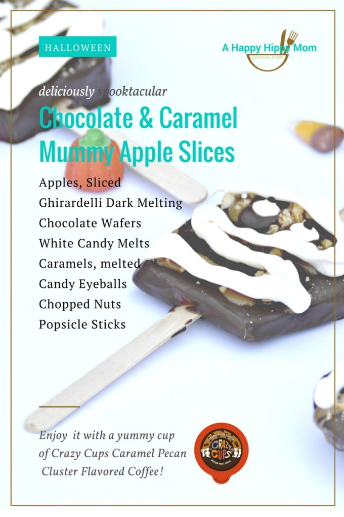 chocolate-caramel-mummy-apple-slices