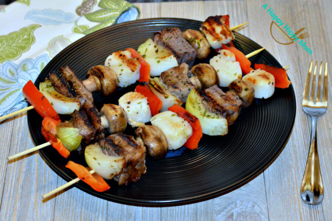 Steak and Scallop Kabobs