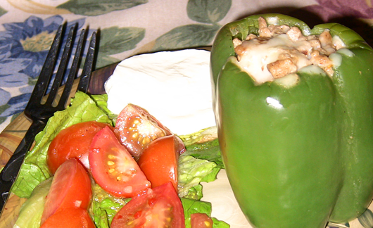 Spicy Turkey Stuffed Peppers Recipe