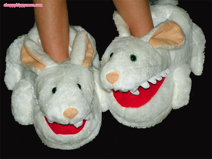 killer bunny slippers