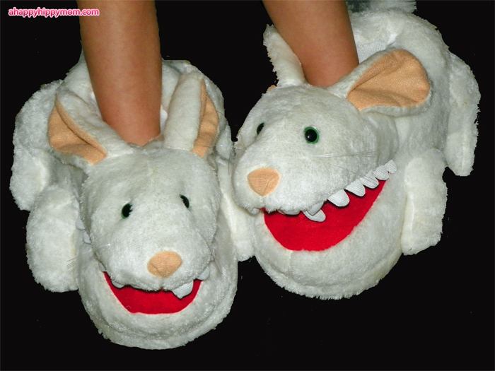 killer rabbit slippers