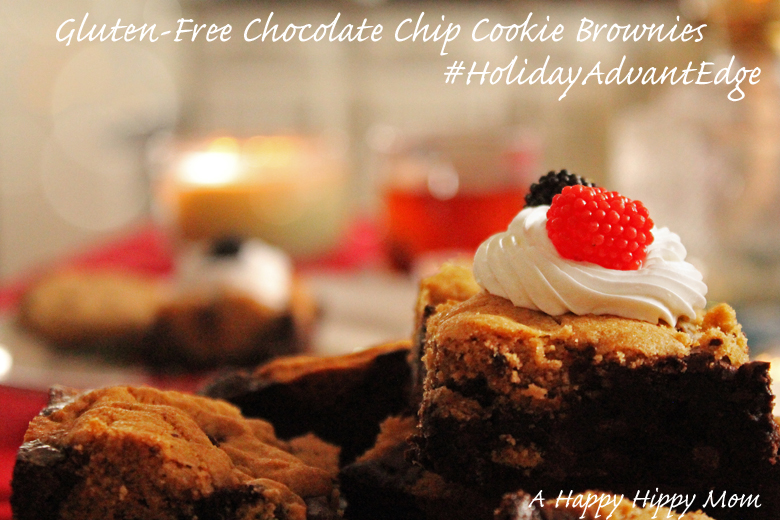 Gluten-Free Chocolate Chip Cookie Brownies #HolidayAdvantEdge #shop #cbias