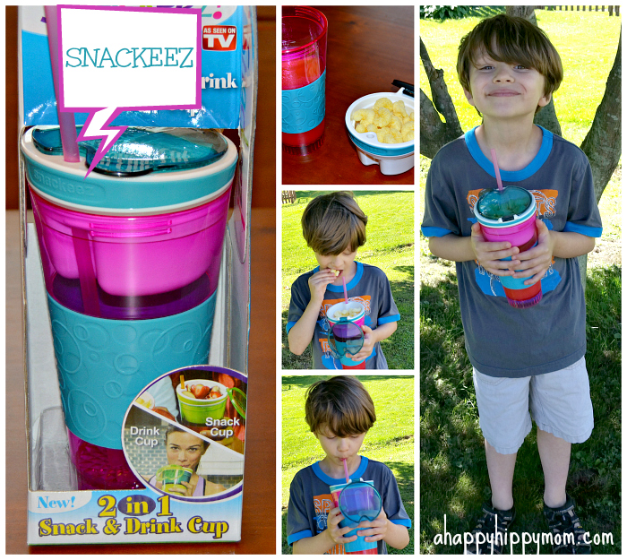 Snackeez cups make on-the-go snacking easy and mess-free