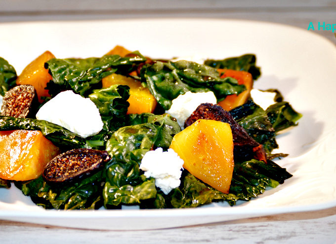 Roasted Kale and Beet Salad