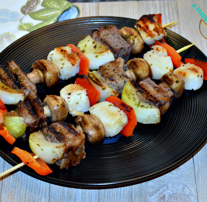 Steak and Scallop Kabobs