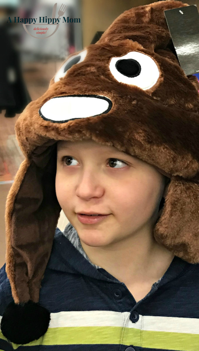 poop emoji hat