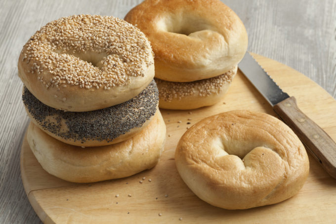 Fresh New York bagels