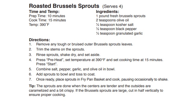 Roasted Brussels Sprouts Recipe