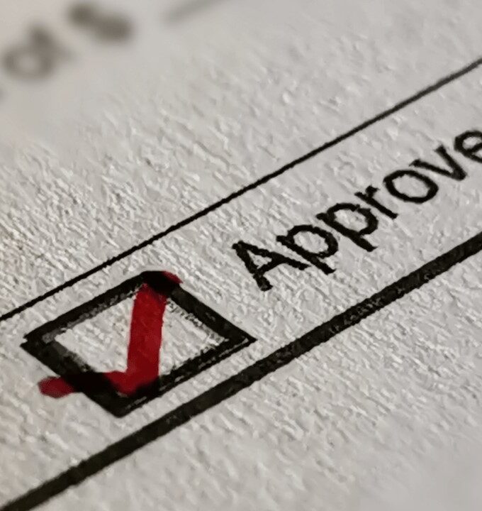 approval-check-mark-on-paper-application