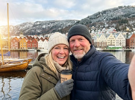 Norwegian fjord landscape, the centerpiece of a low-impact Norway vacation package.